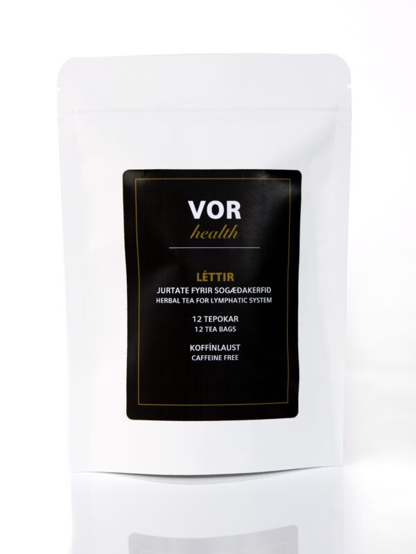 Léttir, tea for lymphatic system